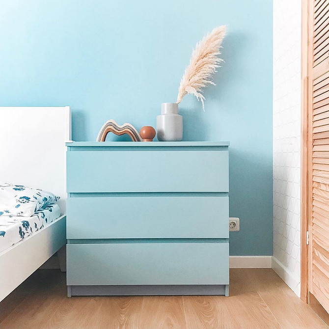 Надихаючі приклади переробки комода Мальм з IKEA своїми руками.