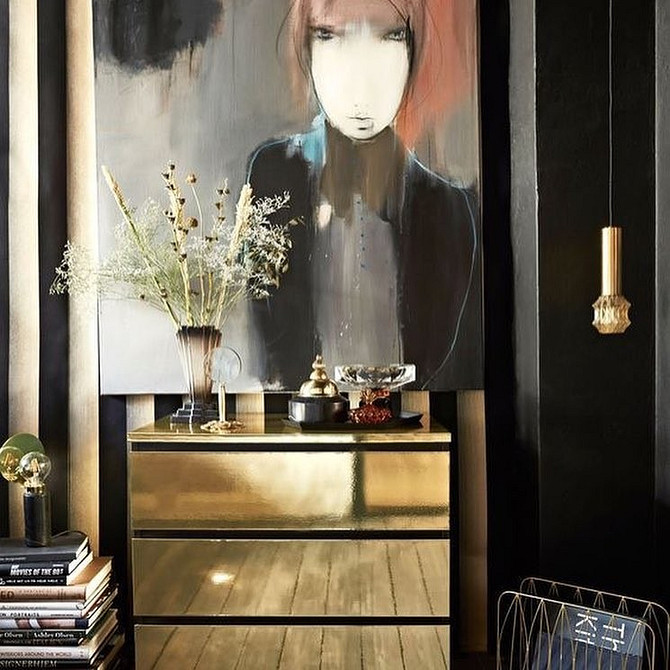 Комод Мальм з декором: ідеї для спальні, елегантний дизайн.