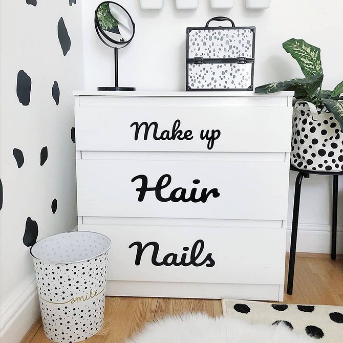 Декор комода Мальм: додайте індивідуальності за допомогою нових ручок і деталей.