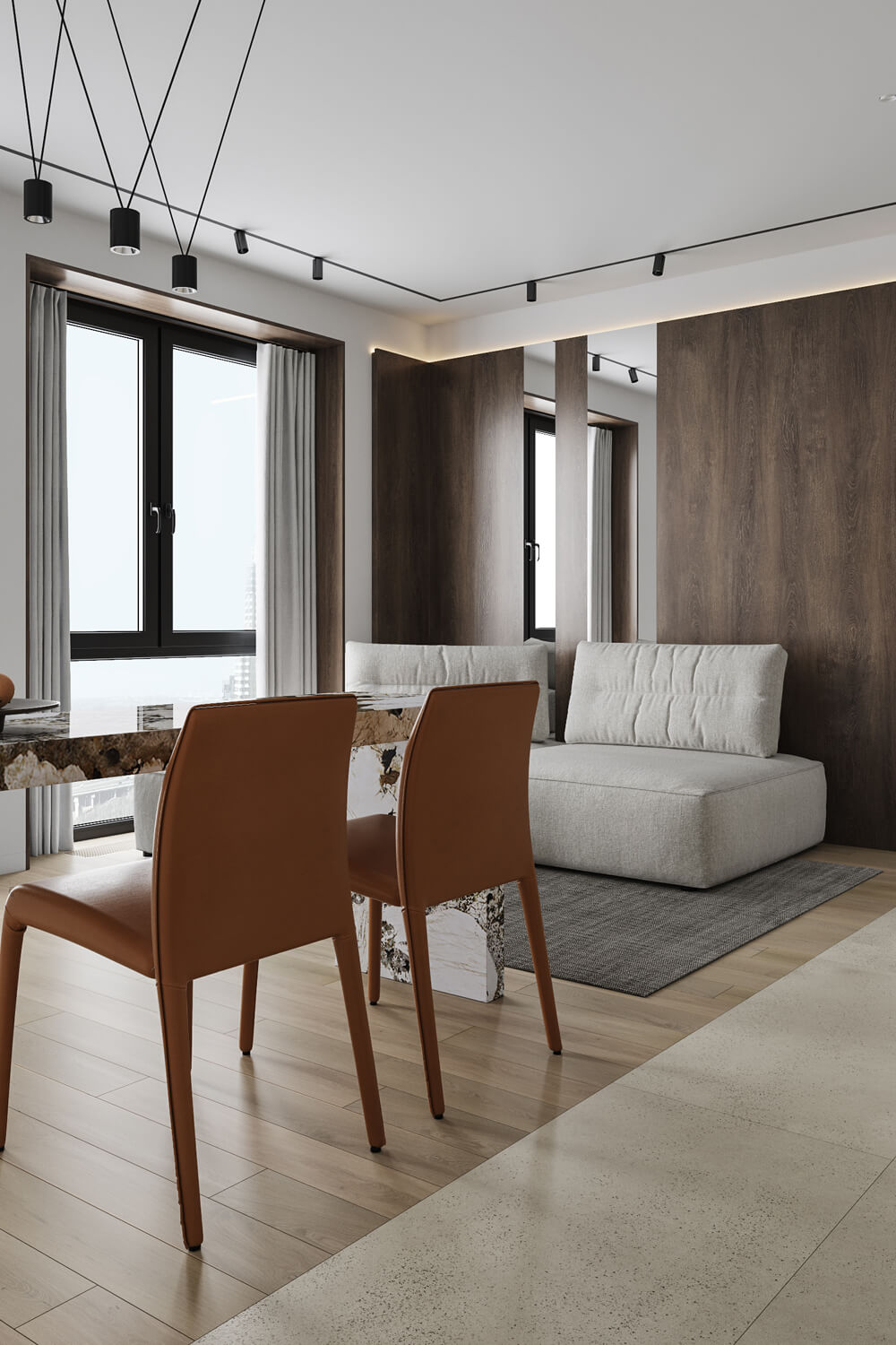 Світла кухня з барною стійкою: дизайн інтер'єру та зонування простору