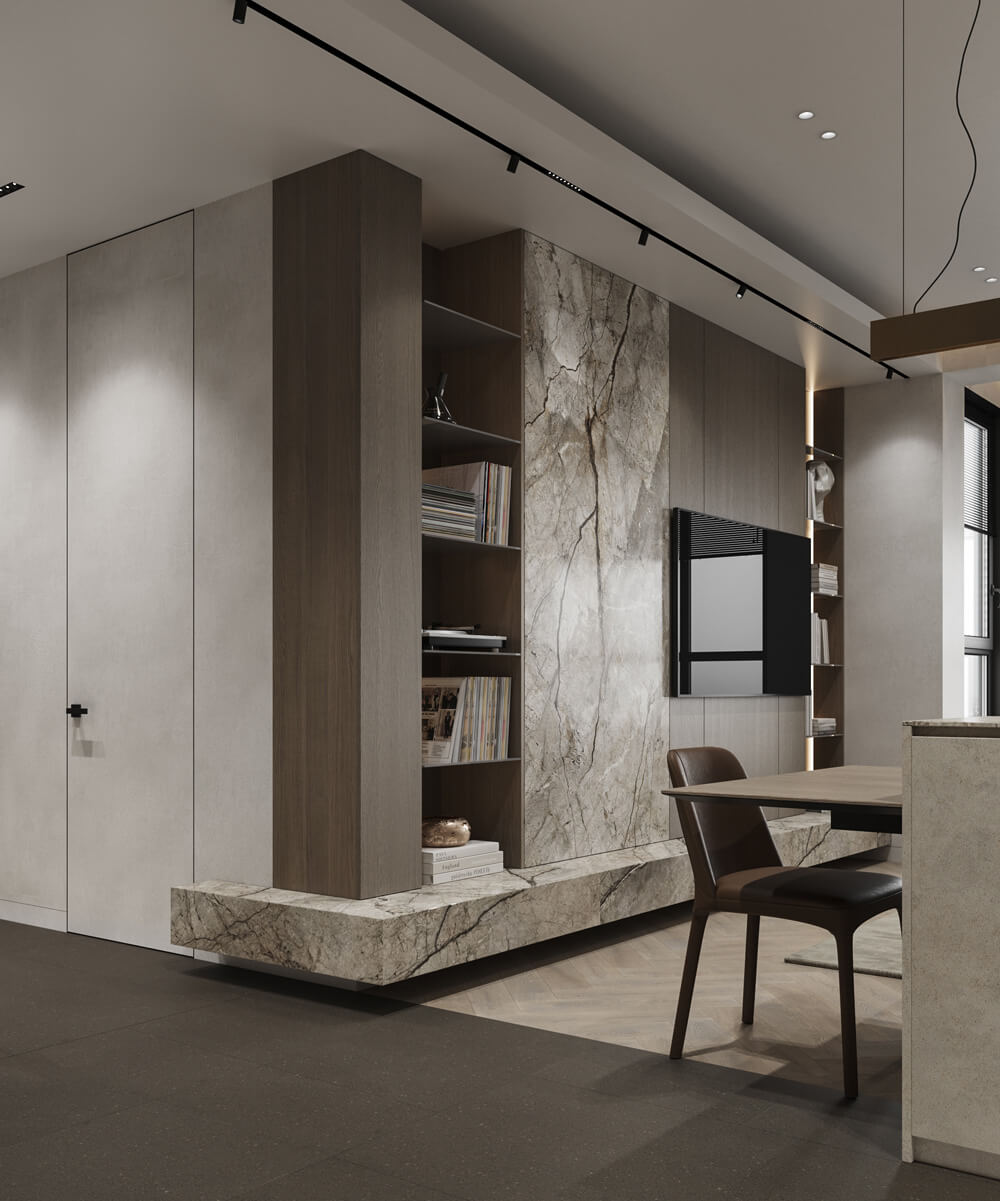 Фактурна декоративна штукатурка на стіні: елегантне оздоблення для сучасного дизайну інтер'єру