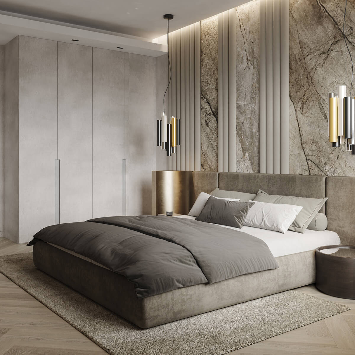 Фактурна декоративна штукатурка, що імітує камінь, у дизайні інтер'єру.