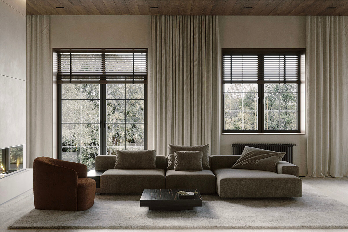 Дизайн інтер'єру з дерев'яною стелею: екологічність та затишок в будинку.