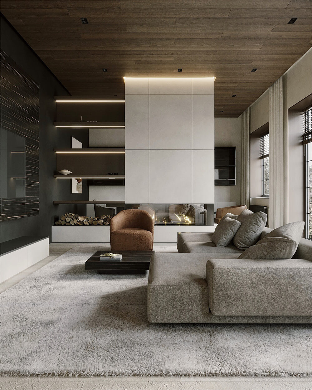 Дерев'яна стеля в сучасному інтер'єрі: ідеї та рішення для вашого дому.