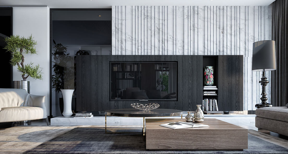 Інтер'єр квартири з використанням натуральних матеріалів та еко-декору.