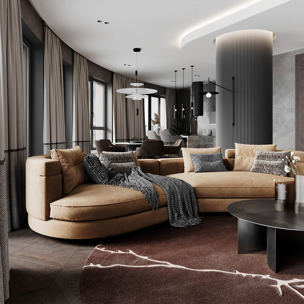 Неокласичний дизайн квартири з елементами сучасності для ідеального ранку