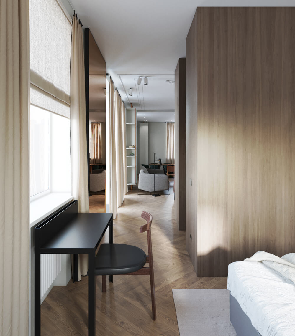 Сучасний дизайн квартири: ідеї для інтер'єру в стилі мінімалізм і неокласика.