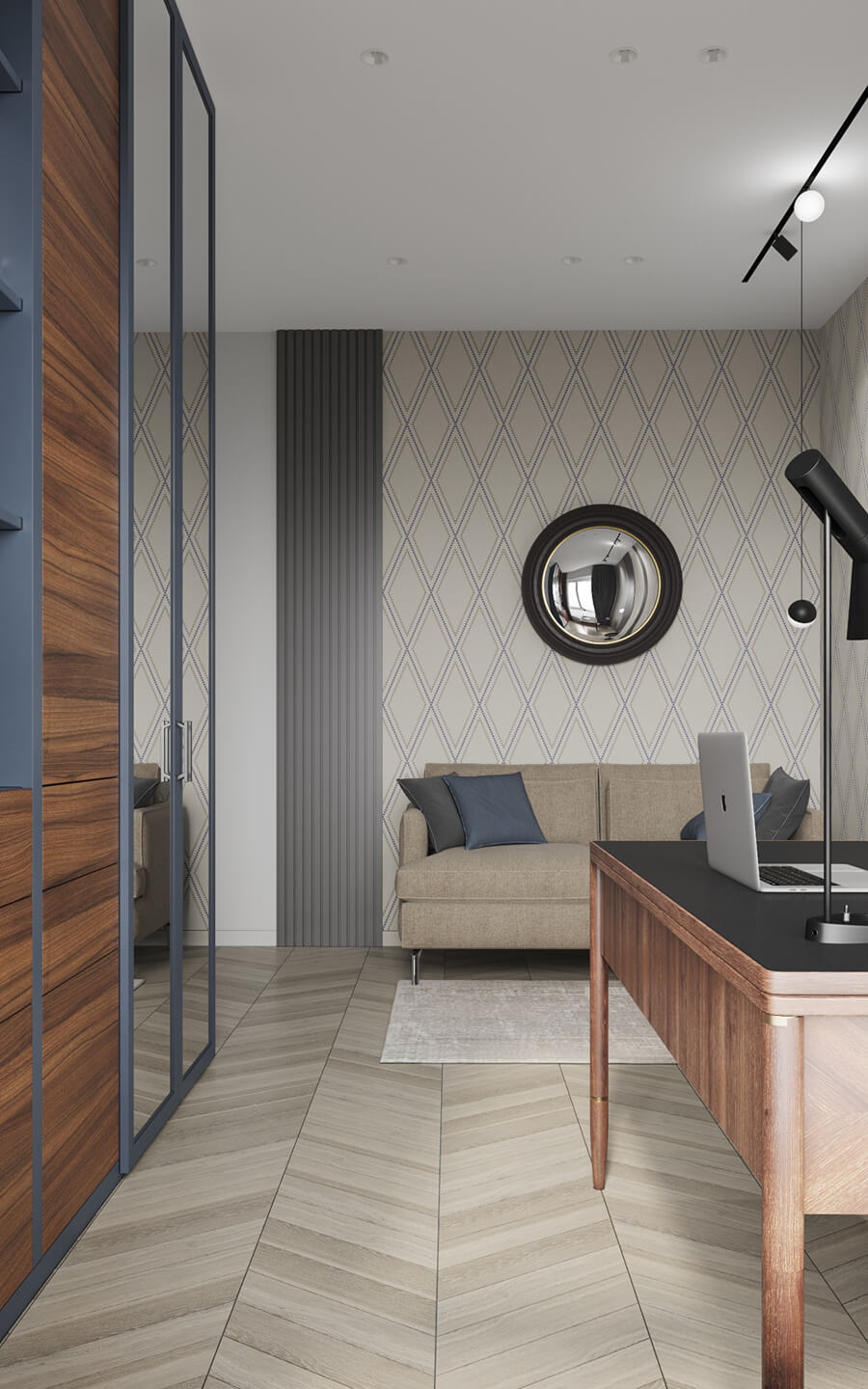 Дизайн квартири 100 м²: загальний вигляд квартири з продуманим освітленням та декором