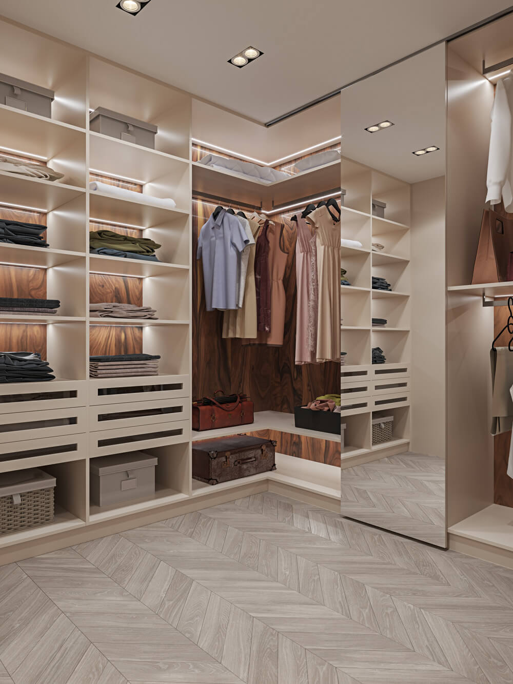 Елегантна гардеробна кімната: ідеальне рішення для організації гардеробу в будинку.