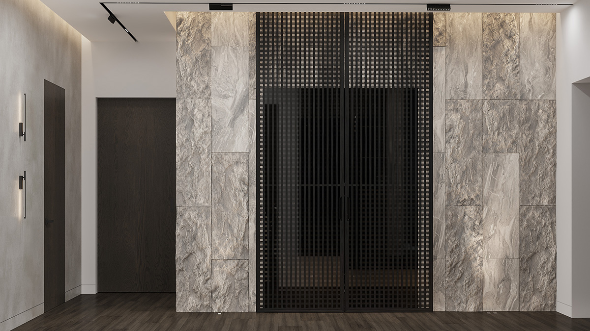 Дизайн інтер'єру, що враховує потреби людей з інвалідністю: широкі дверні отвори та коридори.