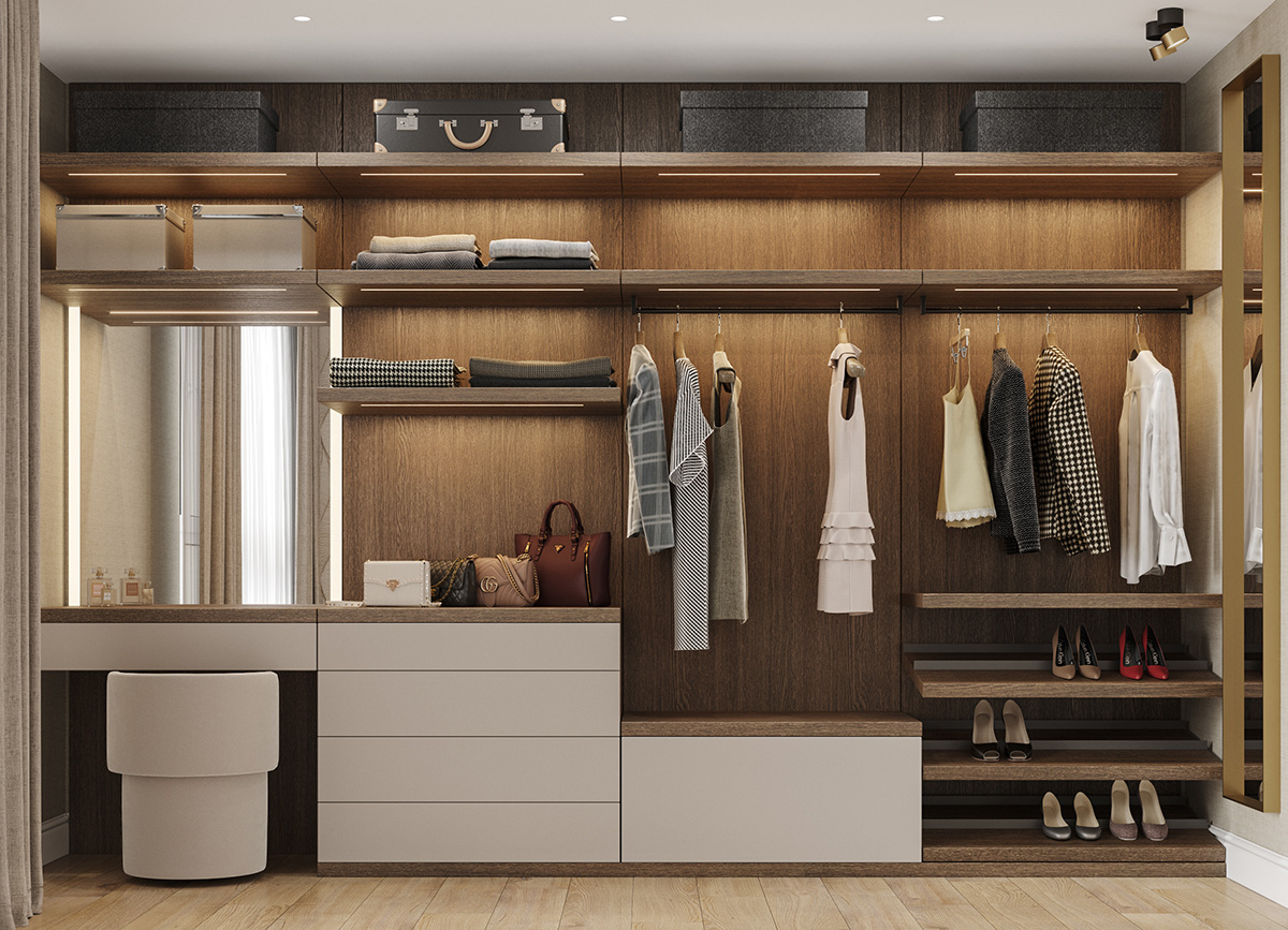 Елегантна ванна кімната в бежево-кавовій гамі з використанням мозаїки та натуральних матеріалів.