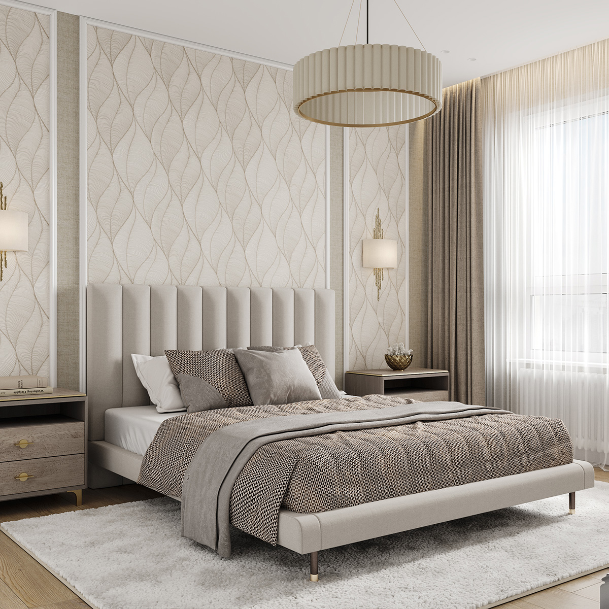 Використання кавового декору: подушки, пледи та килими для акцентів в інтер'єрі.