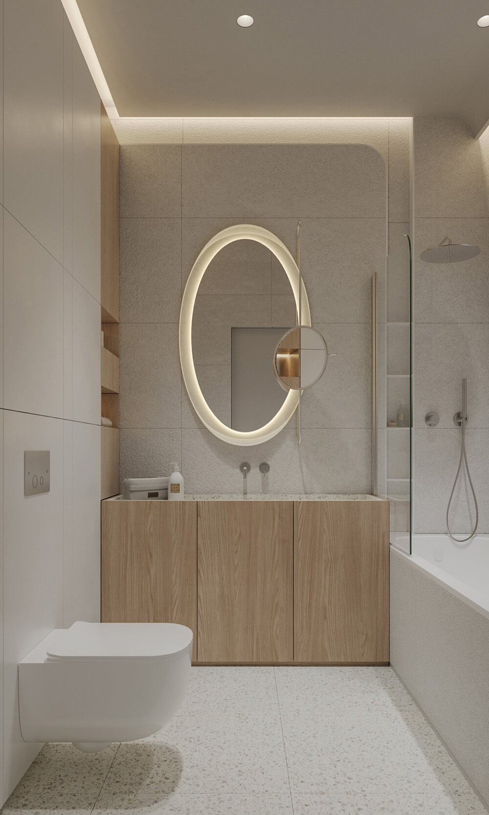 Приклад перепланування квартири без ремонту: зонування простору за допомогою меблів.