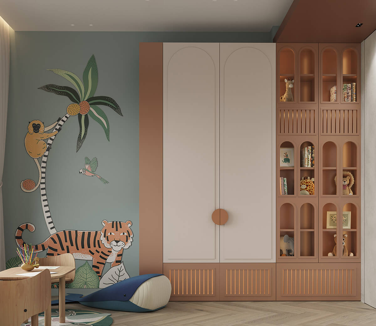 Ідеї для зберігання іграшок в дитячій кімнаті: практичні меблі та організація простору.