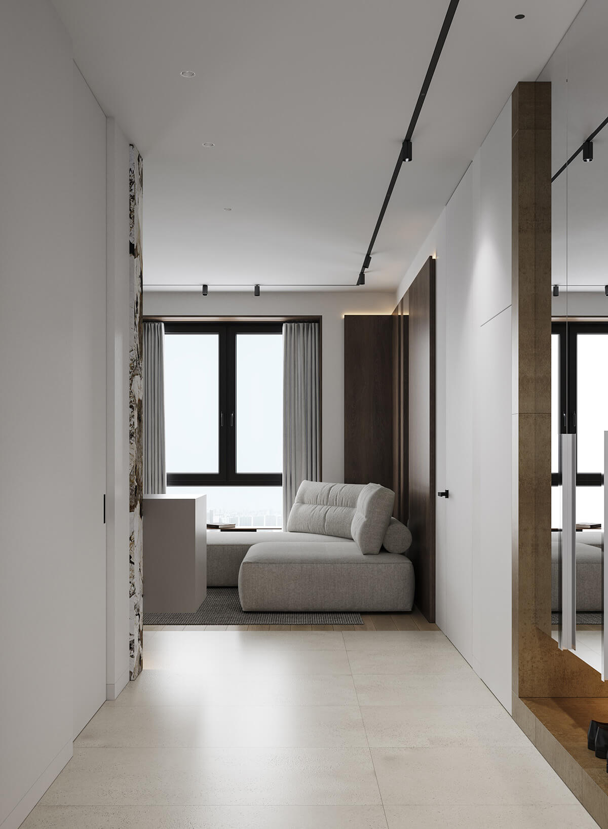 Оптимізація простору в квартирі для оренди з антивандальним ремонтом: прості та функціональні меблі.