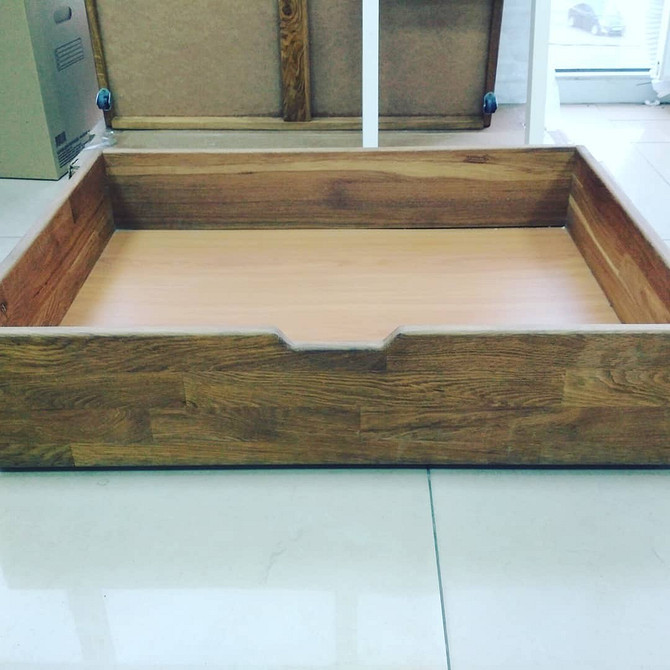 Фурнітура для виготовлення висувної шухляди під ліжко, необхідні інструменти та матеріали.