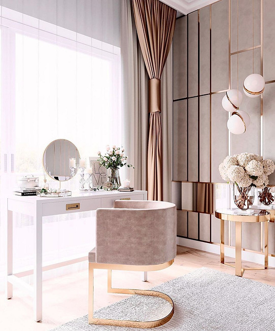 Ідея декору туалетного столика своїми руками, затишок та індивідуальність