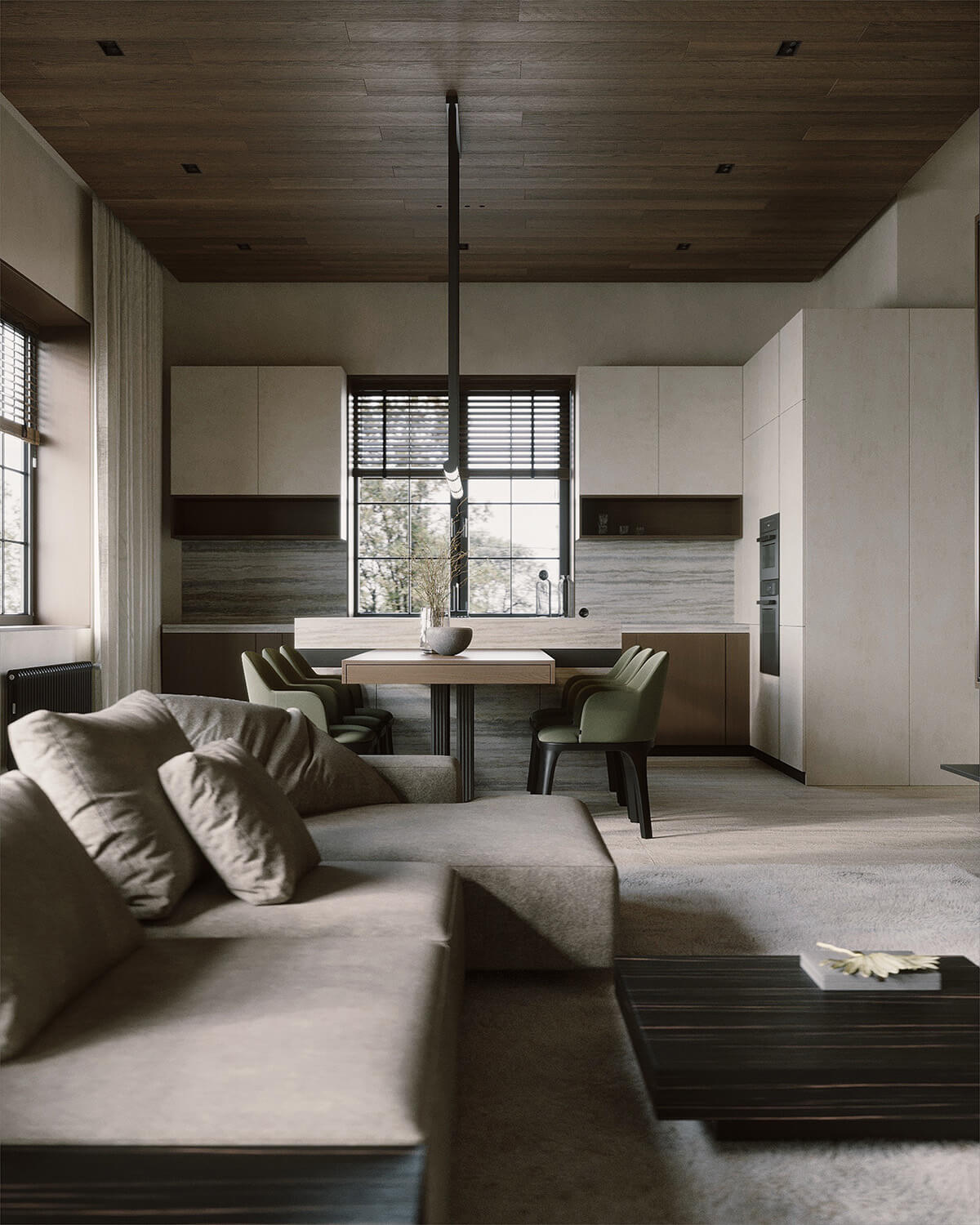 Приклад гармонійного поєднання різних відтінків дерева у дитячій кімнаті