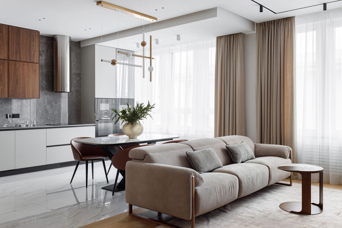 Підготовка квартири до продажу: приклад сучасного дизайну для підвищення вартості нерухомості.