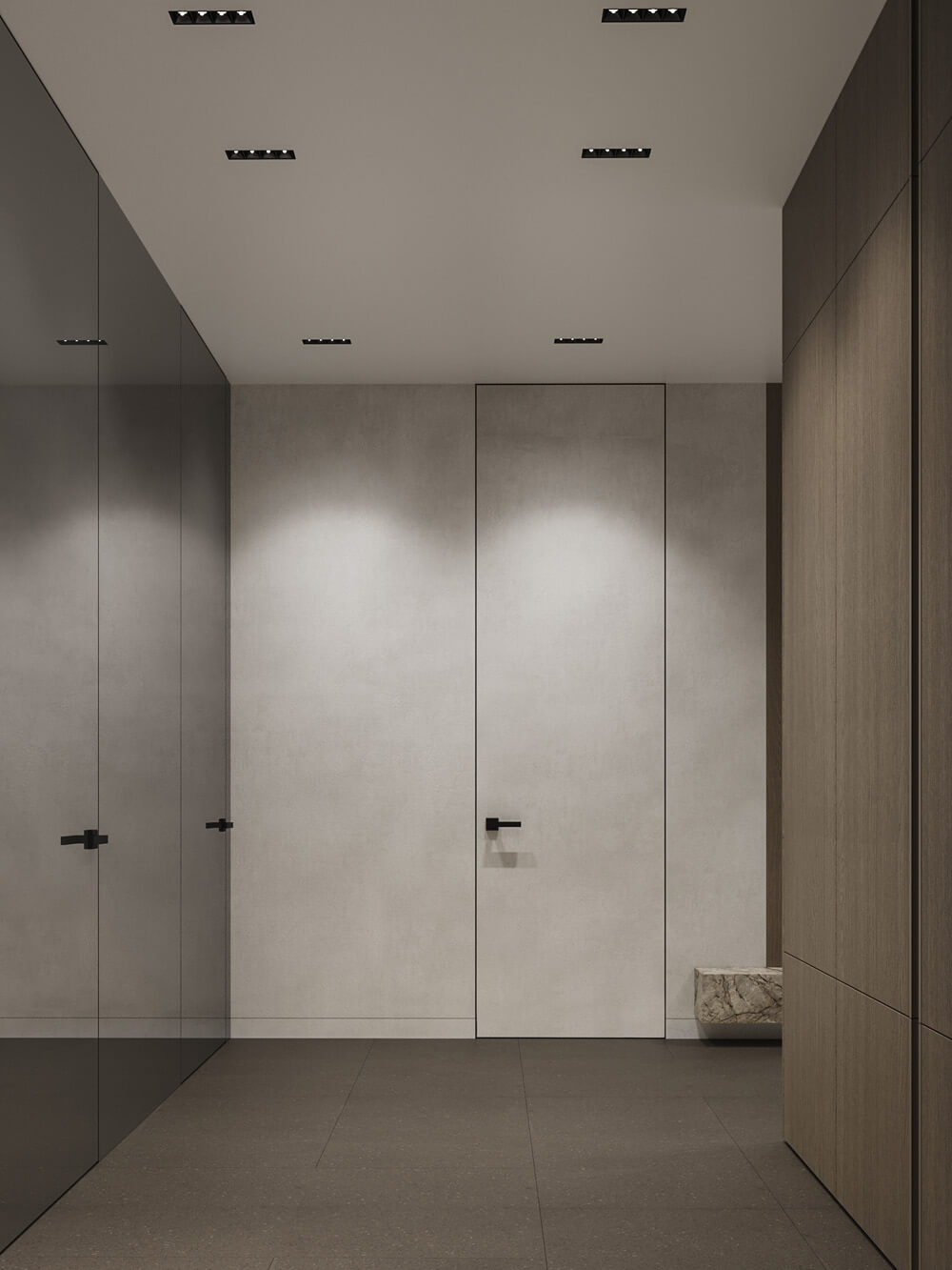 Візуальне збільшення простору: світла кухня з великим вікном та дзеркалами