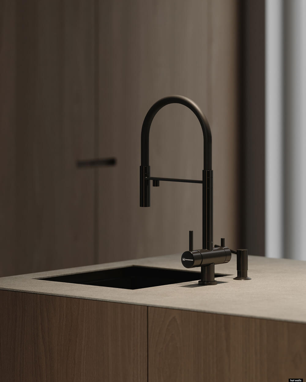 Сучасний кухонний змішувач з сенсорним керуванням: гігієнічність та зручність використання.