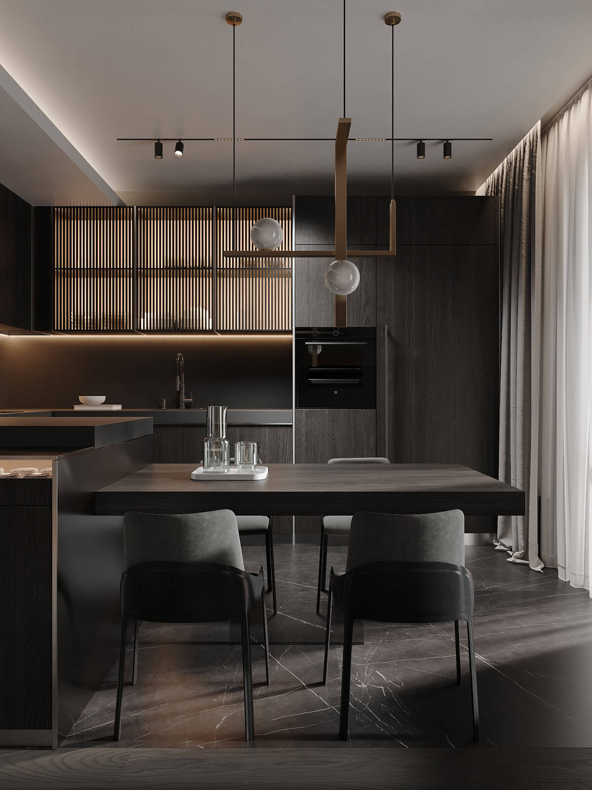 Розкішний мінімалізм: світла вітальня в стилі мінімалюкс з великим вікном та каміном