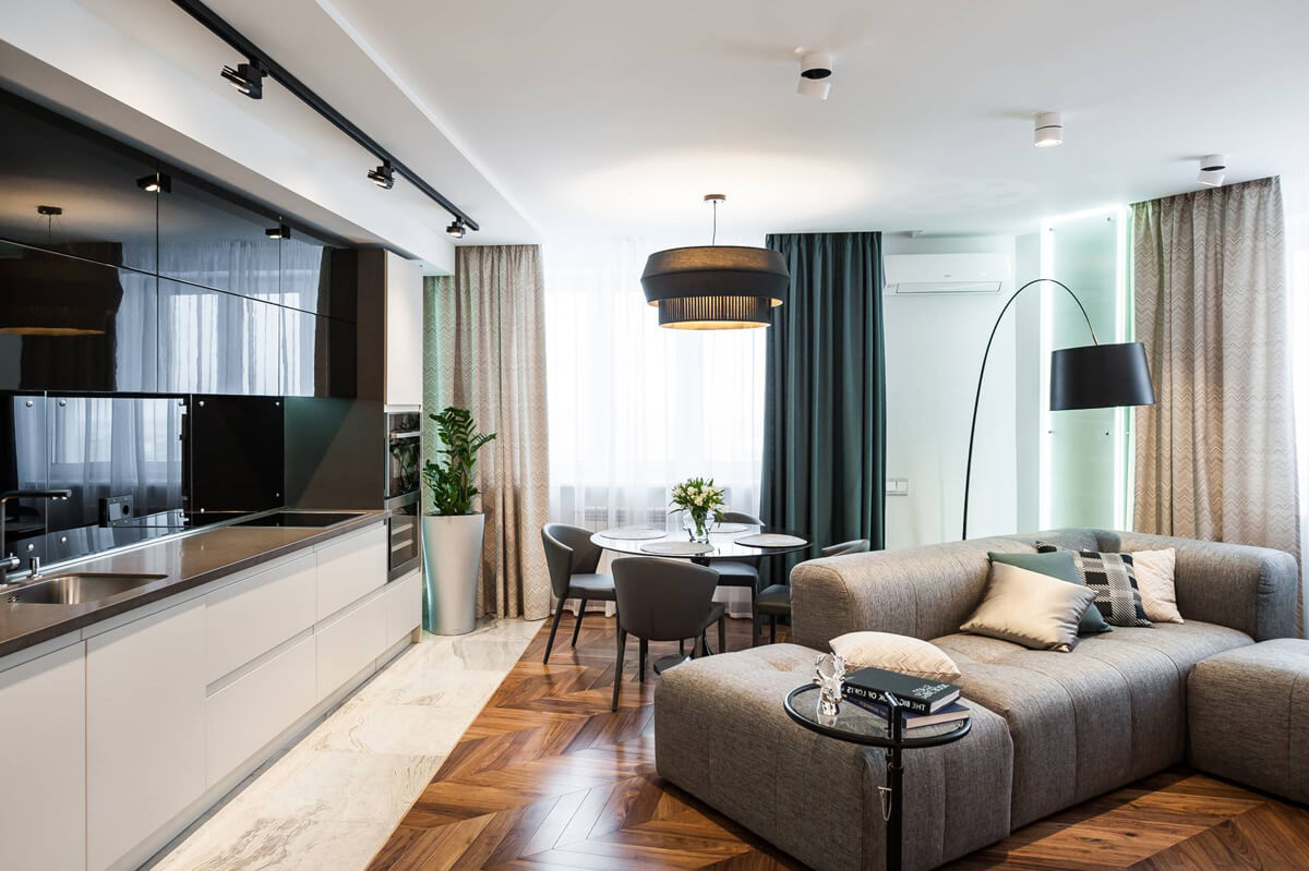 Оформлення квартири для оренди: антивандальні матеріали, практичний дизайн та мінімум деталей.