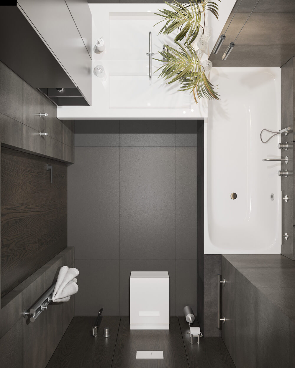 Поєднання різних відтінків коричневого в дизайні інтер'єру: від світлого до темного.