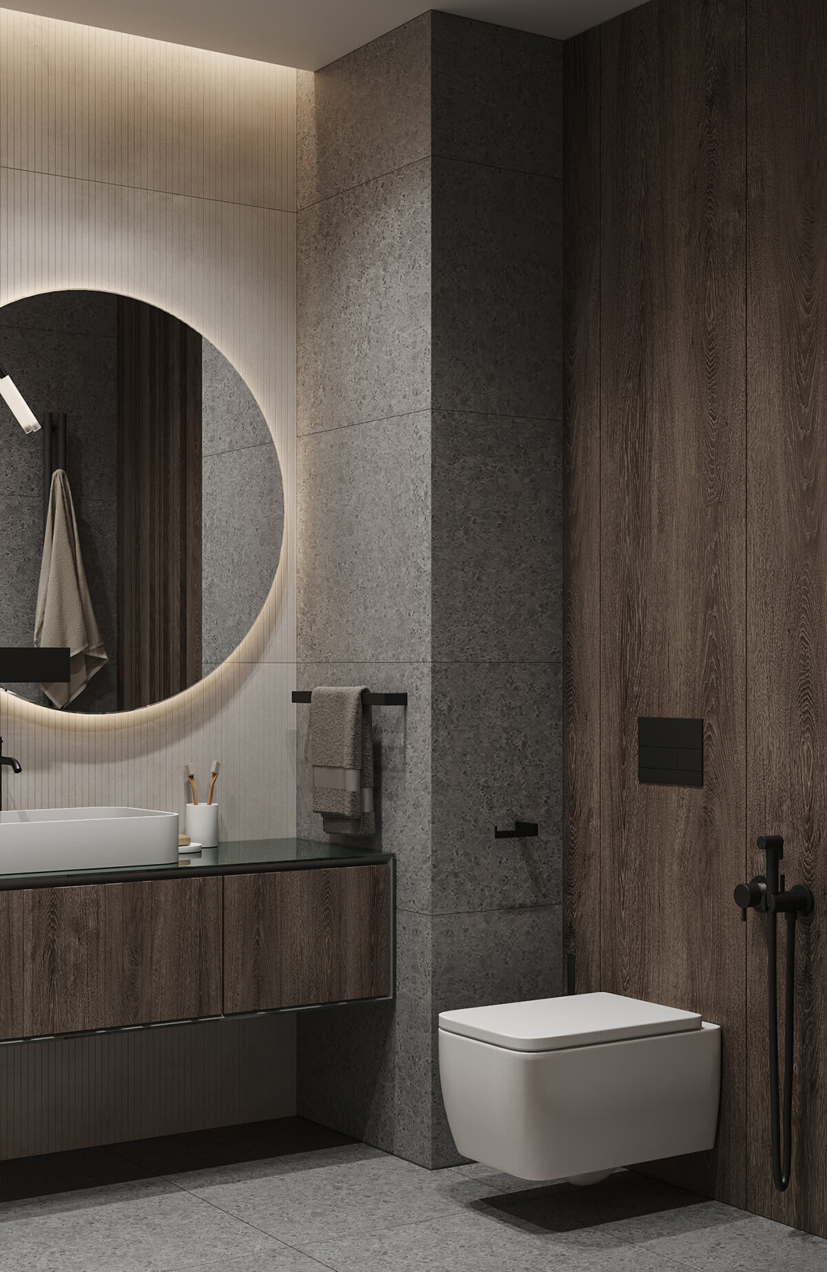 Поєднання різних відтінків дуба в одному інтер'єрі: гармонія кольорів та текстур деревини.