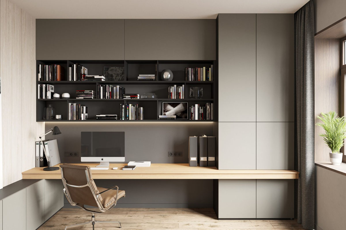 Сучасний комп'ютерний стіл в інтер'єрі: ергономічний дизайн для комфортної роботи вдома