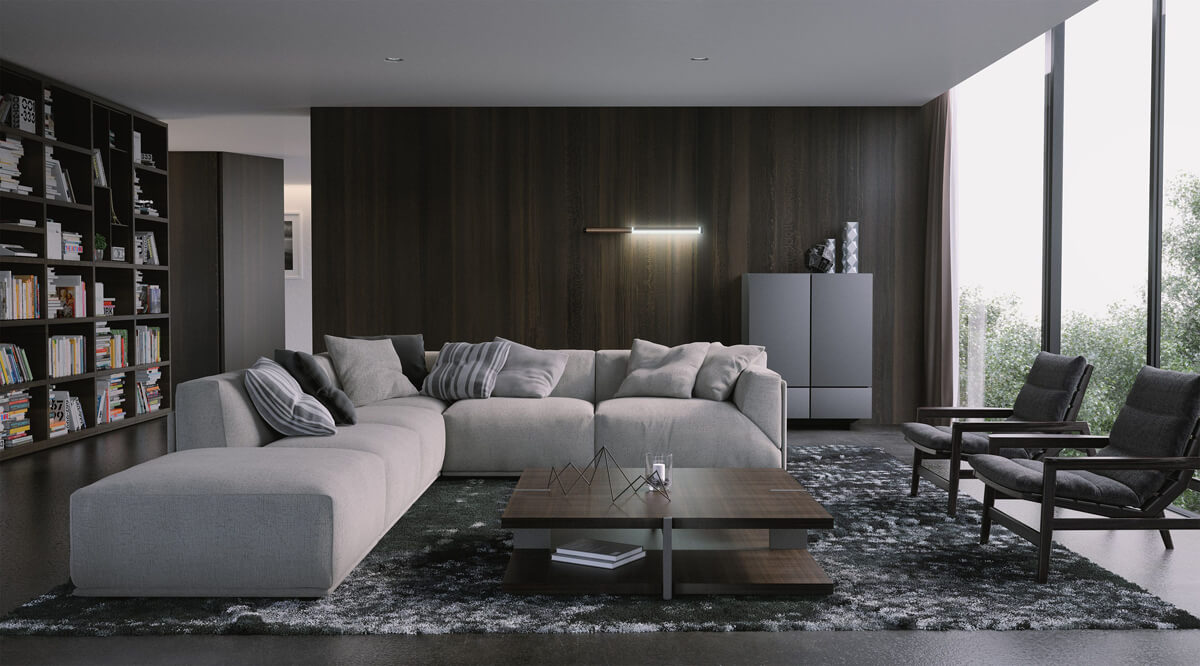 Елегантні штори для спальні в сучасному інтер'єрі, оформлення віконного простору