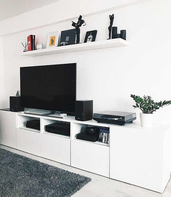 Варіанти використання системи Бесто ІКЕА для організації зберігання речей в домі.