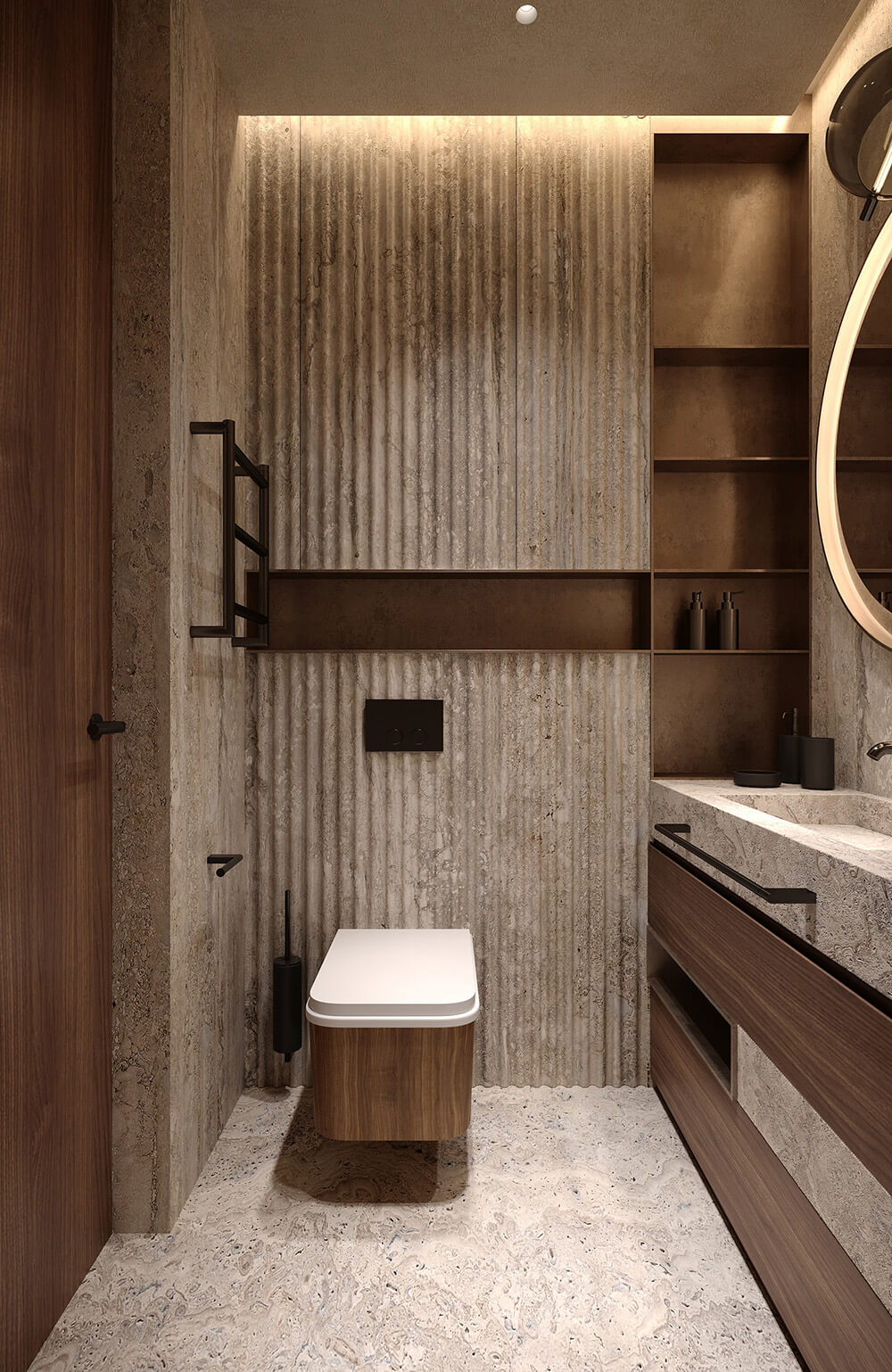 Дизайн ванної кімнати з душовою кабіною: сучасне та практичне рішення для економії простору.