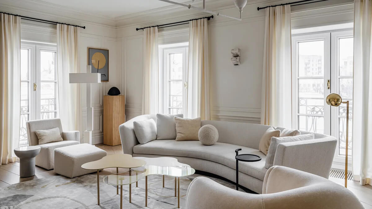 Інтер'єр двокімнатної квартири з використанням сучасних технологій та інтелектуальних рішень.