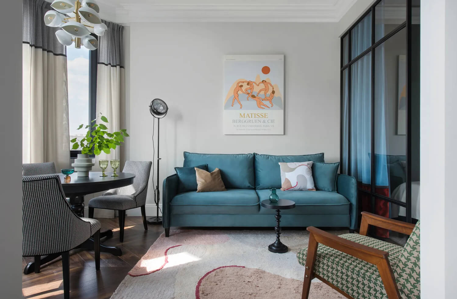 Дизайн інтер'єру двокімнатної квартири: акцент на деталях та текстилі