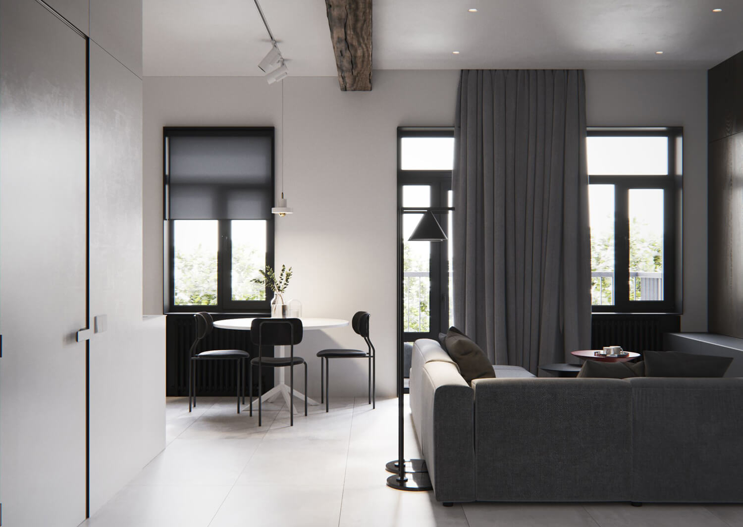 Інтер'єр двокімнатної квартири з акцентом на комфорт та функціональність зони відпочинку.