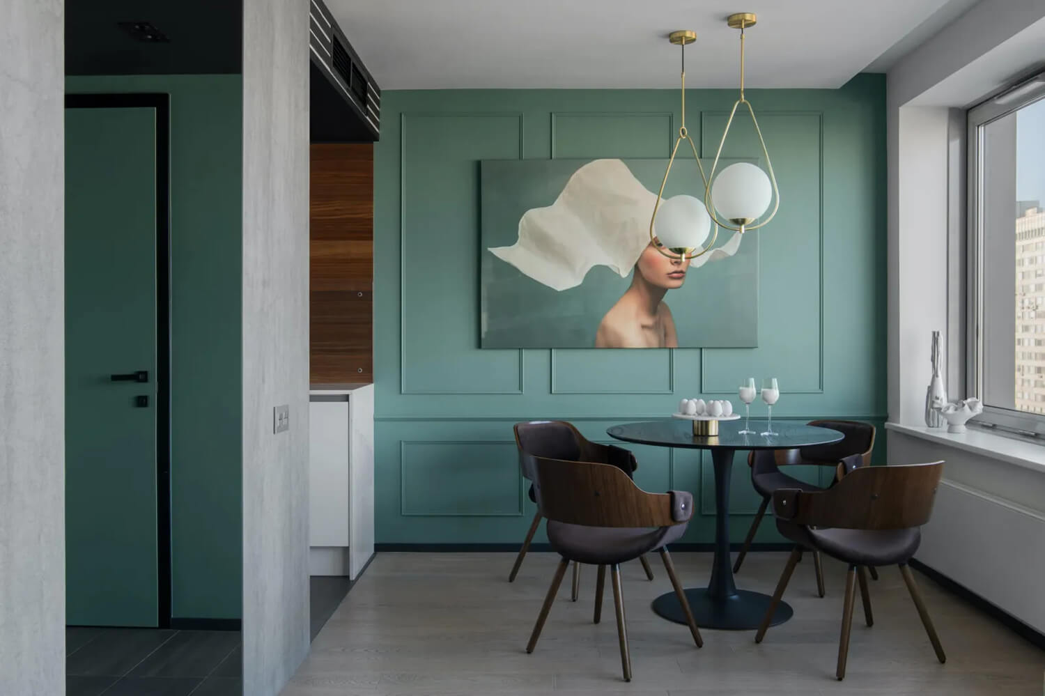 Сучасний інтер'єр двокімнатної квартири: рішення для зберігання речей та економії простору