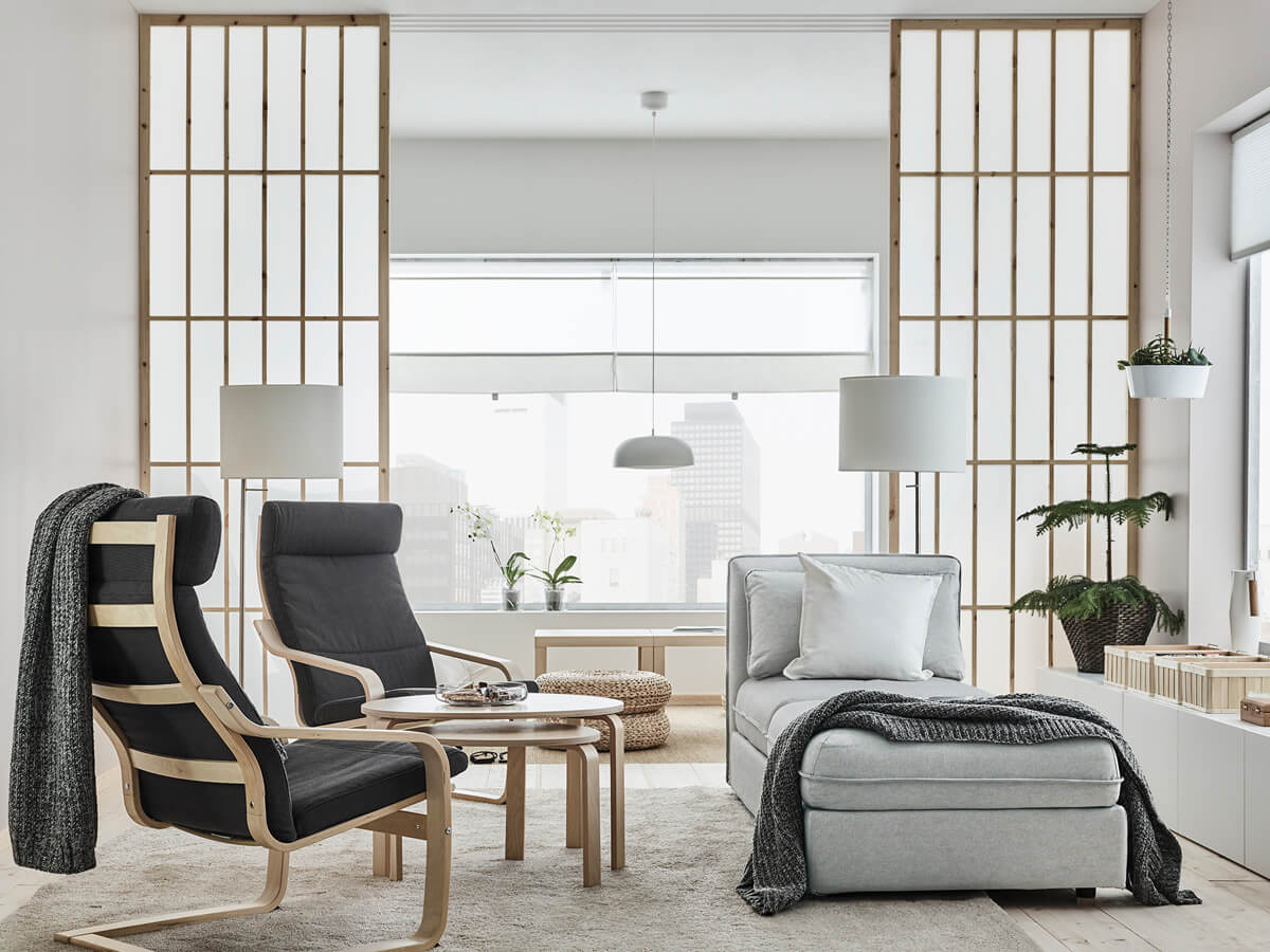 Спальня в стилі джапанді: поєднання мінімалізму, японського та скандинавського стилів.