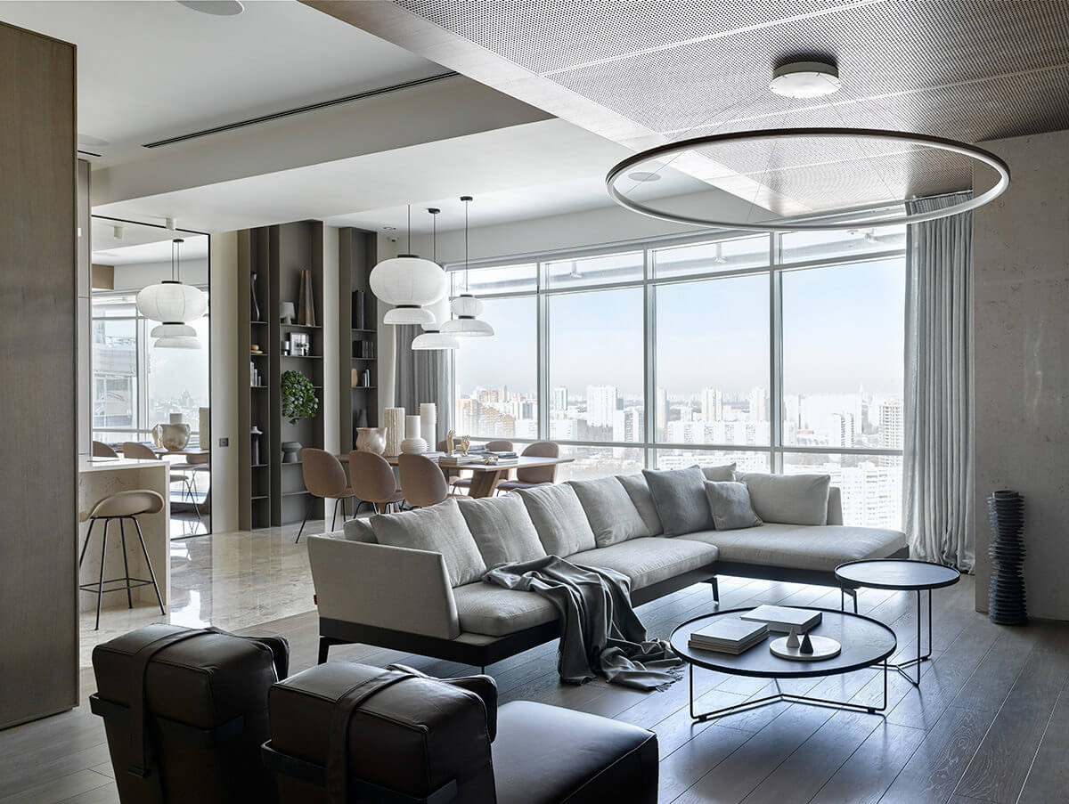 Інтер'єр спальні в стилі конструктивізм: мінімалізм, простір та функціональність.