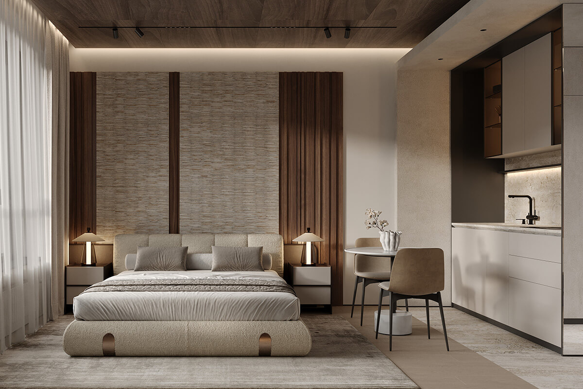 Інтер'єр з травертином: оздоблення стін натуральним каменем в сучасному дизайні