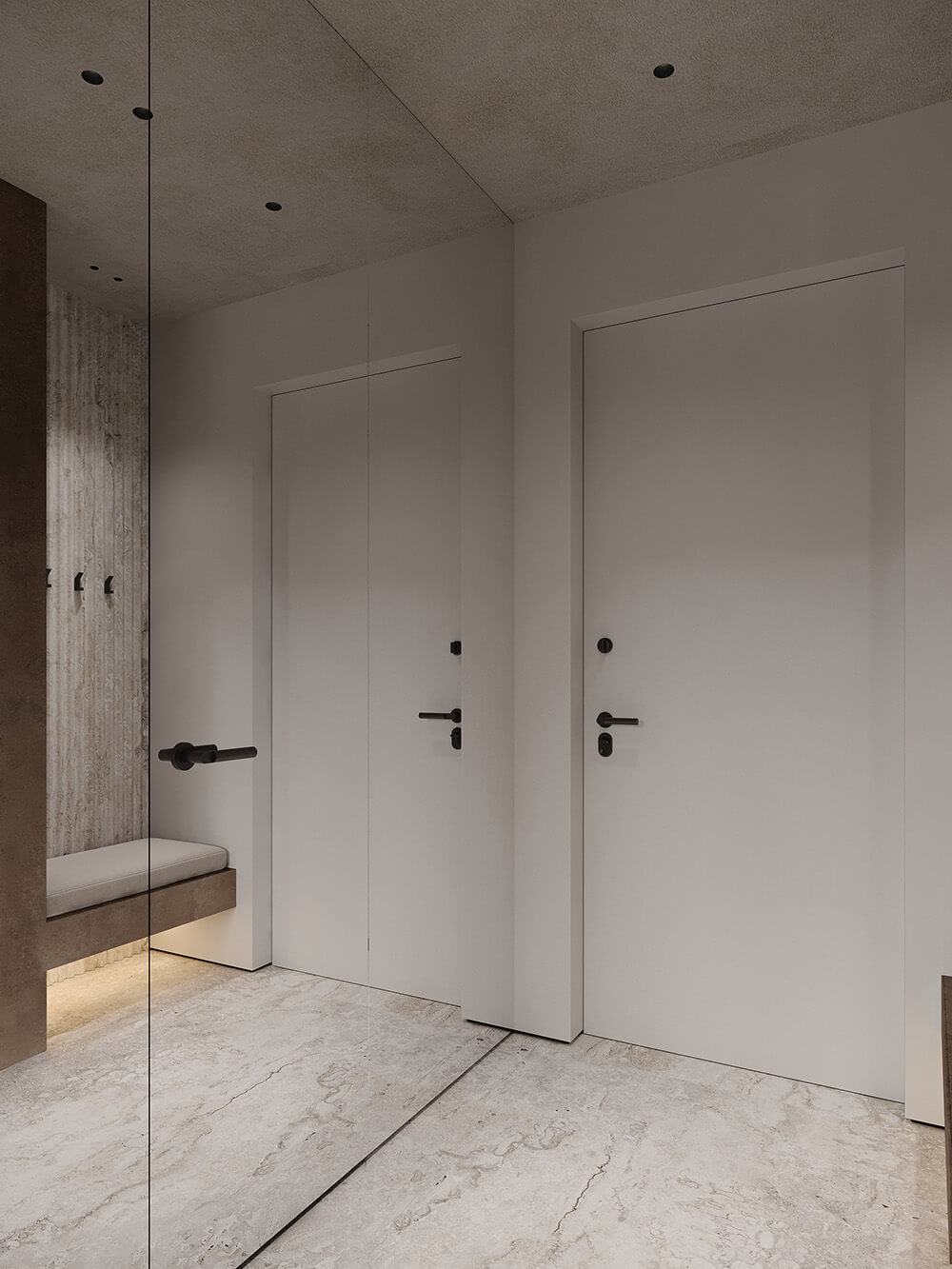 Оздоблення каміна травертином: розкішний натуральний камінь у дизайні вітальні