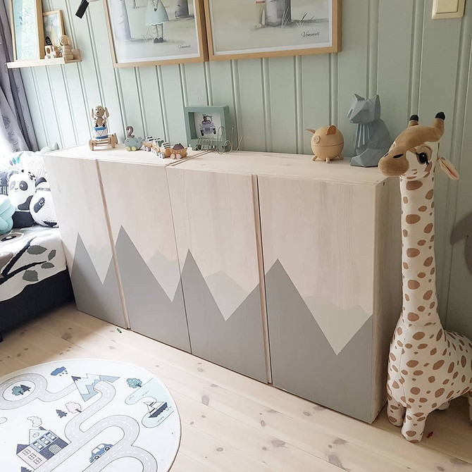 Ідеї для декору меблів: переробка комода ІКЕА «Івар» своїми руками