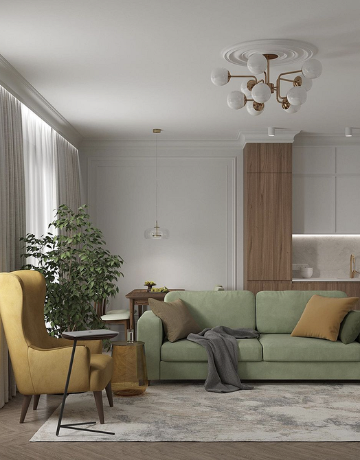 Помилкове планування меблів: телевізор занадто високо, незручно для перегляду.