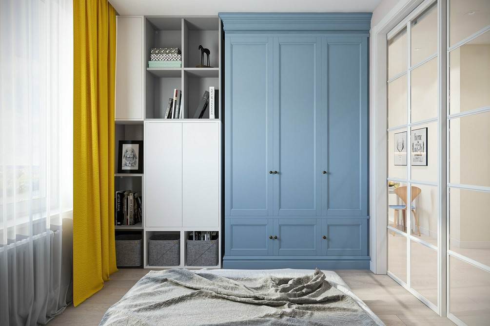 Меблі, які роблять маленьку квартиру тісною: велике ліжко займає багато місця.