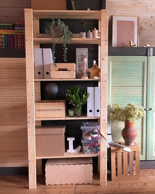 Стелаж Альберт IKEA в інтер'єрі дитячої кімнати: ідеї для зберігання іграшок та книг