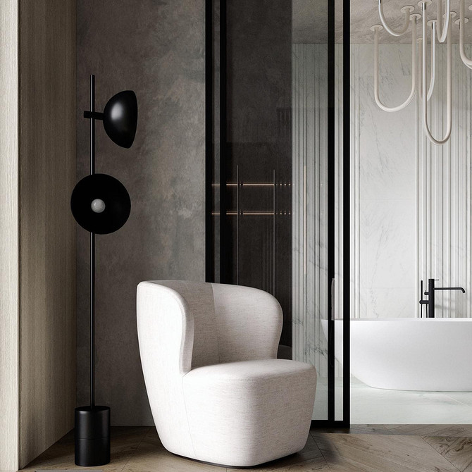 Інтер'єр вітальні з білими меблями та яскравими акцентами для затишку