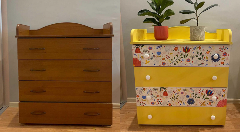 Як подарувати комоду нове життя: ідеї для реставрації своїми руками — Переробка комода