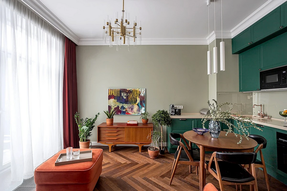 Вдале поєднання кольорів в інтер'єрі: меблі, що підкреслюють стиль та індивідуальність