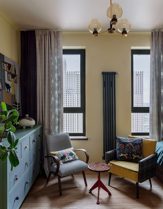 Стильне поєднання кольорів в інтер'єрі: кольоровий мікс меблів для гармонійного дизайну