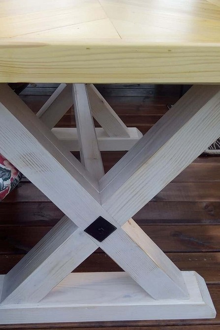 Дерев'яний стіл для альтанки своїми руками: крок за кроком ілюстрована інструкція.